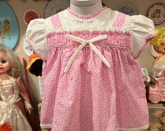 0/6 Months Pink Baby Dress