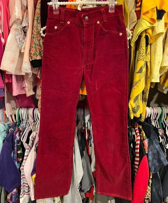 12/14 Kids Levis Corduroy Pants 24 Inch Waist - image 1