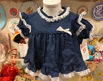 6-9 Months 1980’s Baby Dress NOS