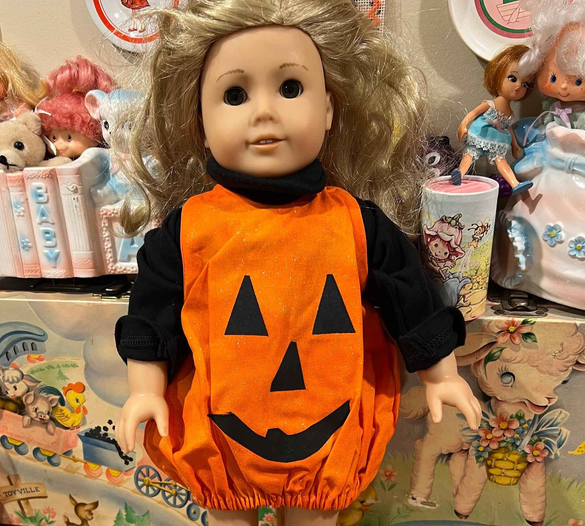 Pumpkin Costume 18 Inch Dolls