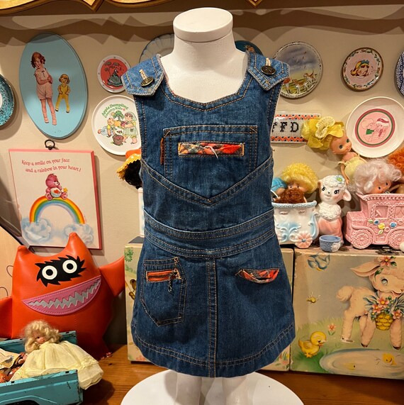 70s denim dress cheap