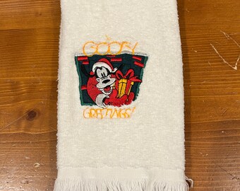 Panno per il lavaggio delle vacanze Goofy anni '90