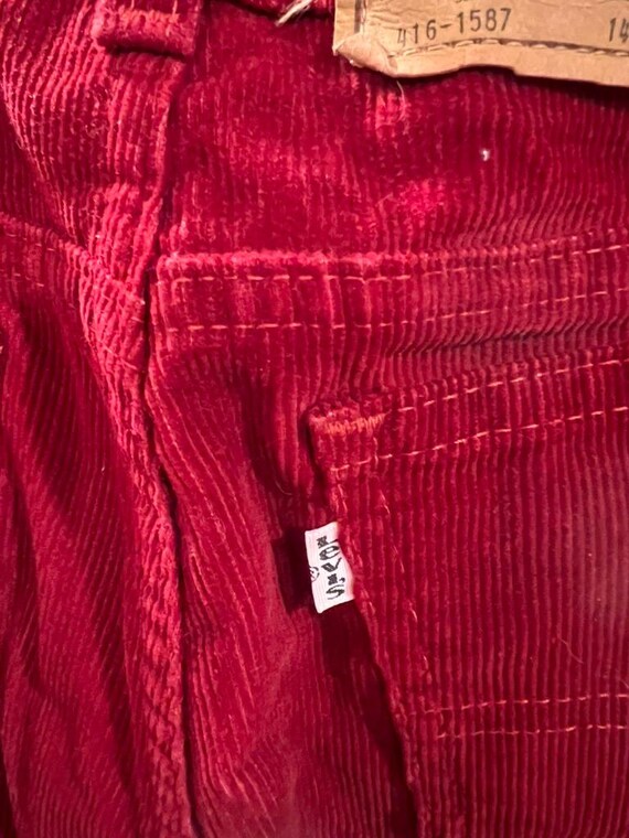 12/14 Kids Levis Corduroy Pants 24 Inch Waist - image 6