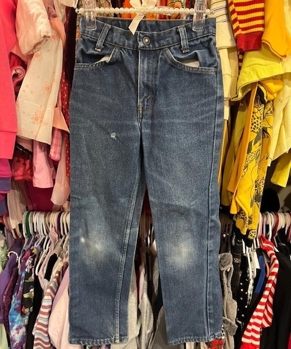 8/10 Kids Orange Tab Levis 22 Inch Waist - Etsy