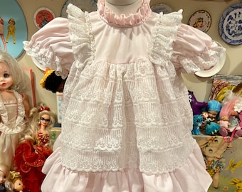 Robe bébé années 80 12-18 mois