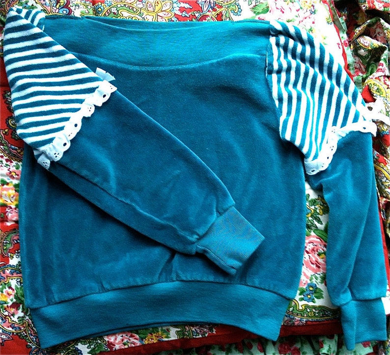 Aquamarine Velour Shirt 3T-4T image 1