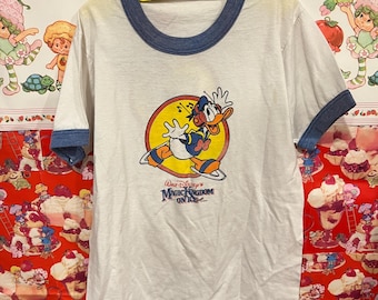 Vintage 90s Disney Donald Duck T-shirt-blue-adult Medium - Etsy