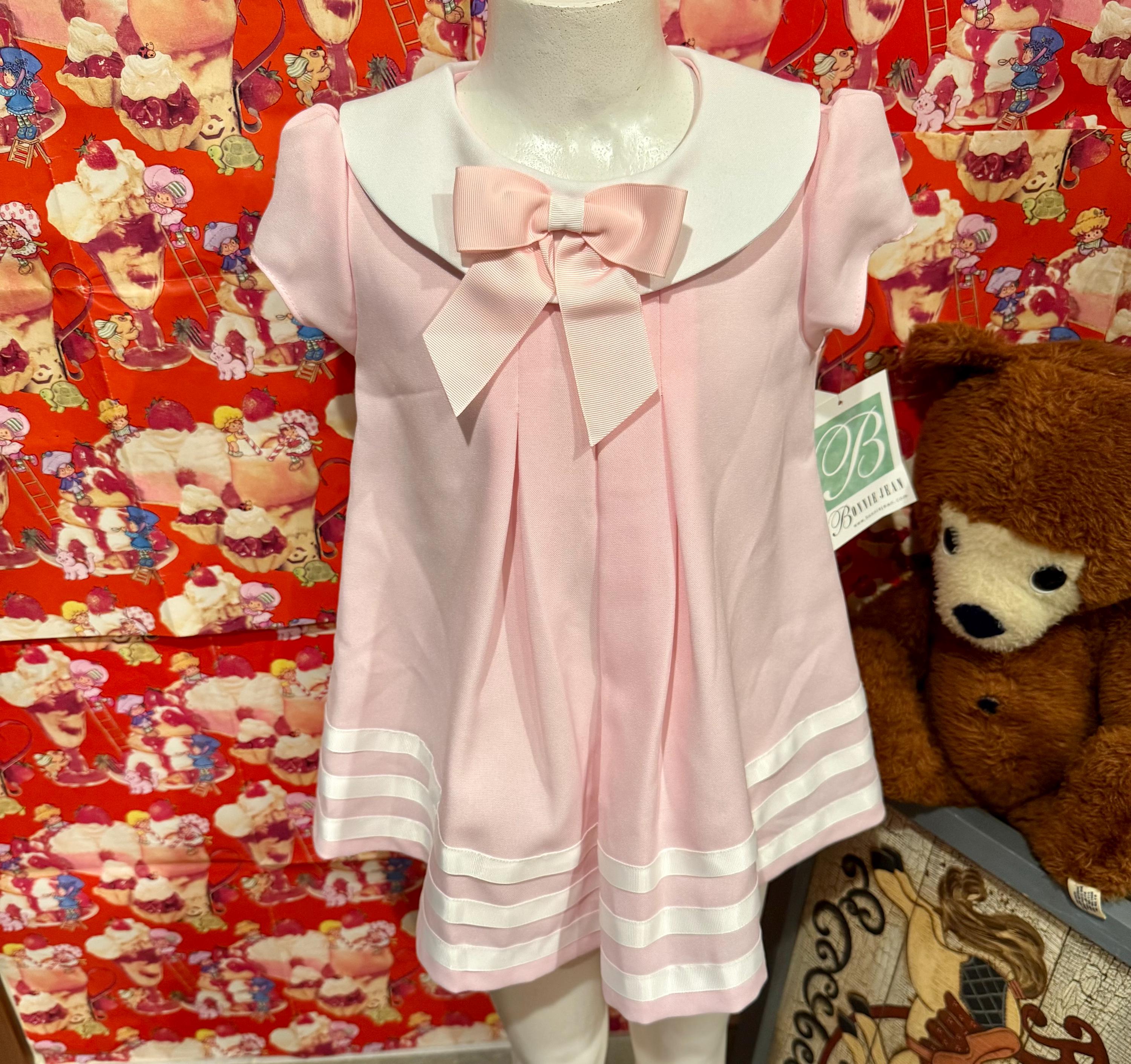 bonnie jean pink sailor dress bonnie jean sailor dress size 5 with pink stripes