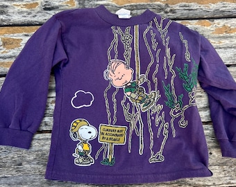 5T Linus und Snoopy Tee 1990s Vintage