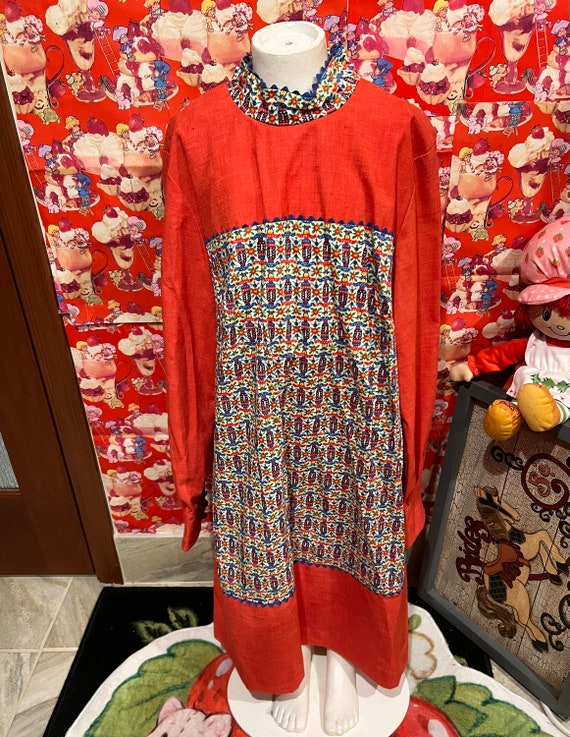 7/8 Kids 70s Dress