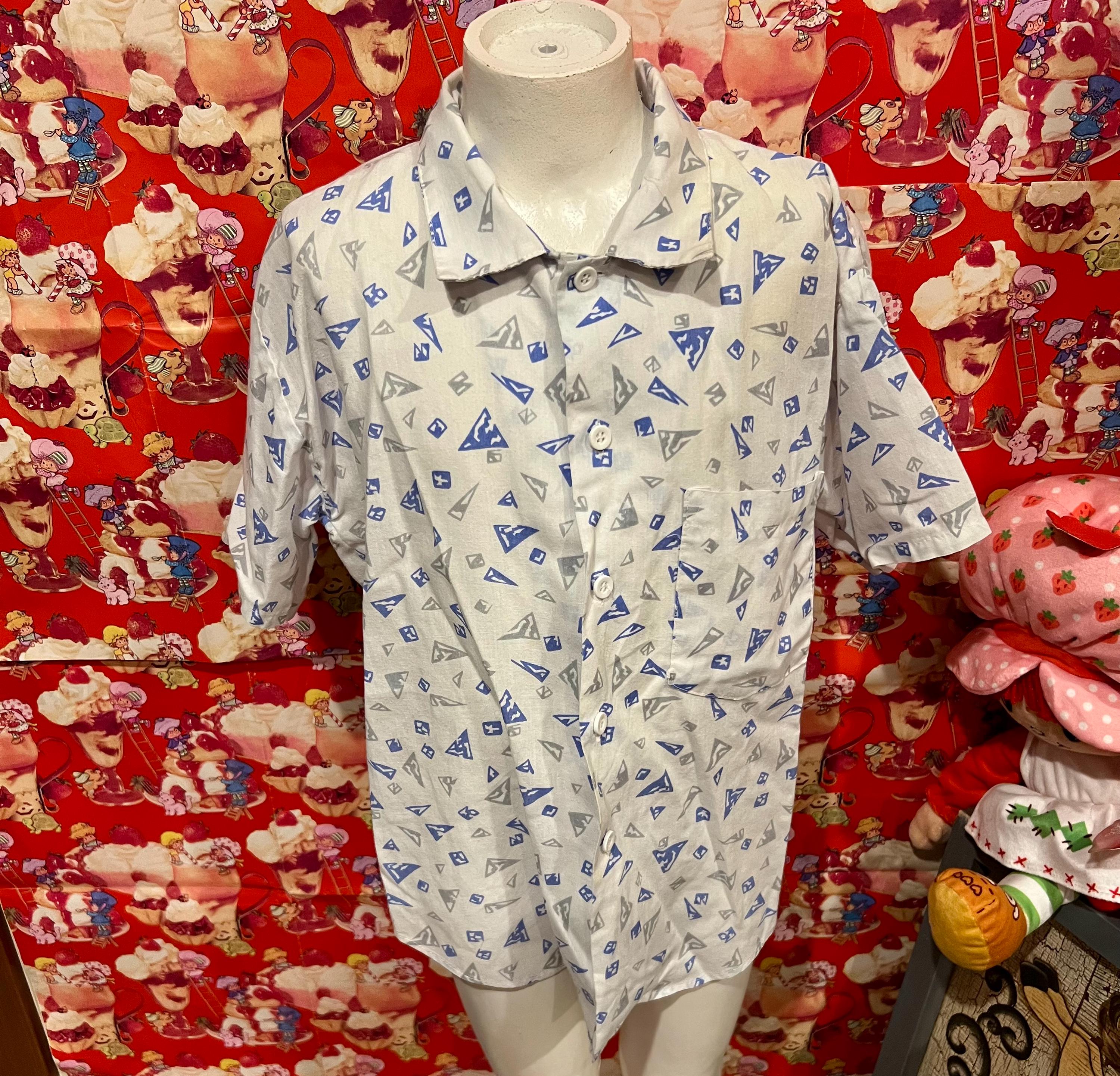 Chemisier Fille Vintage Années 80 Authentic & Original - Taille 6 Ans - Multicolore En Coton - Parfait état