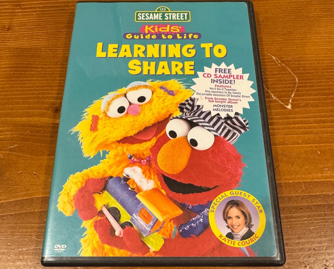 DVD Sesame Street Learning to Share - Etsy, image size:1080x870