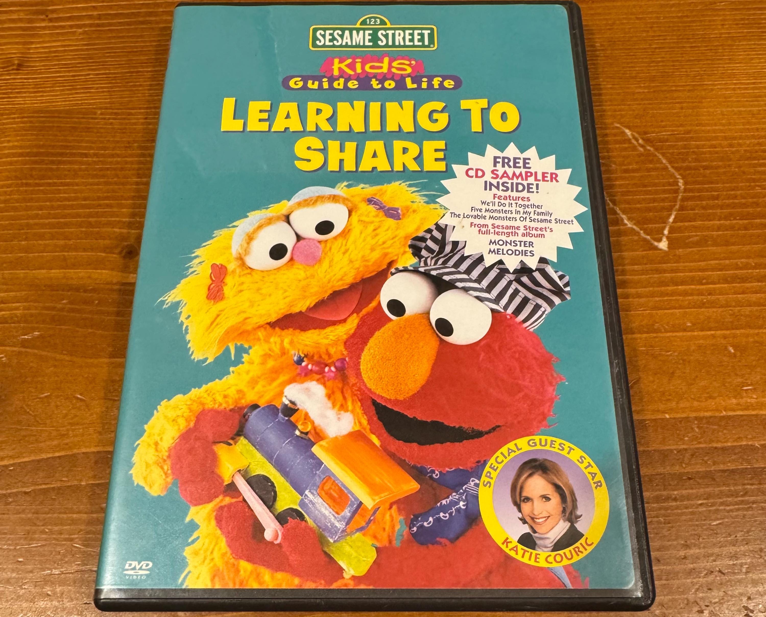 Learning To Share DVD Sesame Street Learning to Share - Etsy