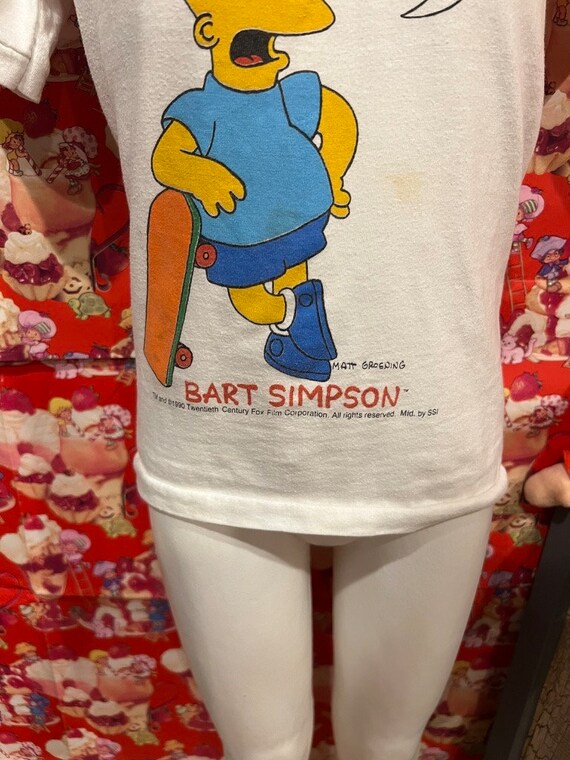 6/7 Bart Simpson Tee 90s True Vintage - image 5
