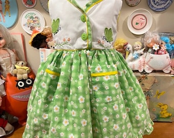 2T Daisy and Butterfly  Dress