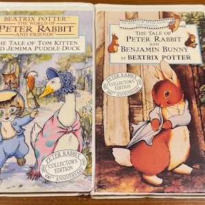 Beatrix Potter Peter Rabbit VHS Tapes