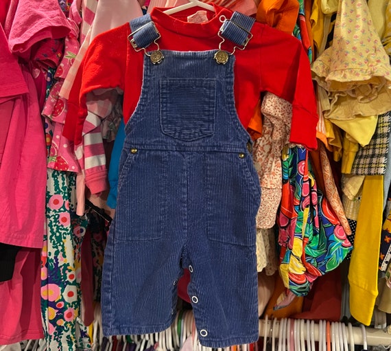 80s vintage baby overalls Gem