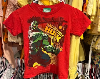 Camiseta de Hulk para niños 6/8 Y2K