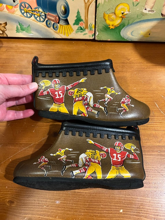 Toddlers Vintage Football Shoes  - image 5