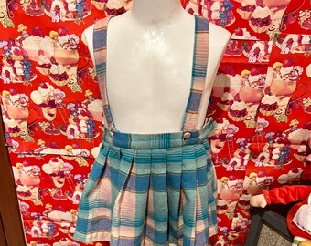 3/4T 1950’s Plaid Dress