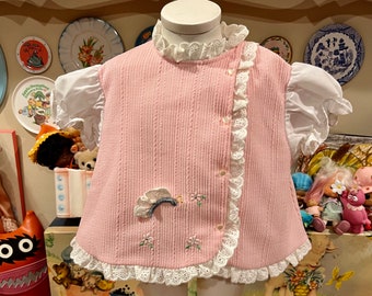 9-12 Months Pink Butterfly Tunic