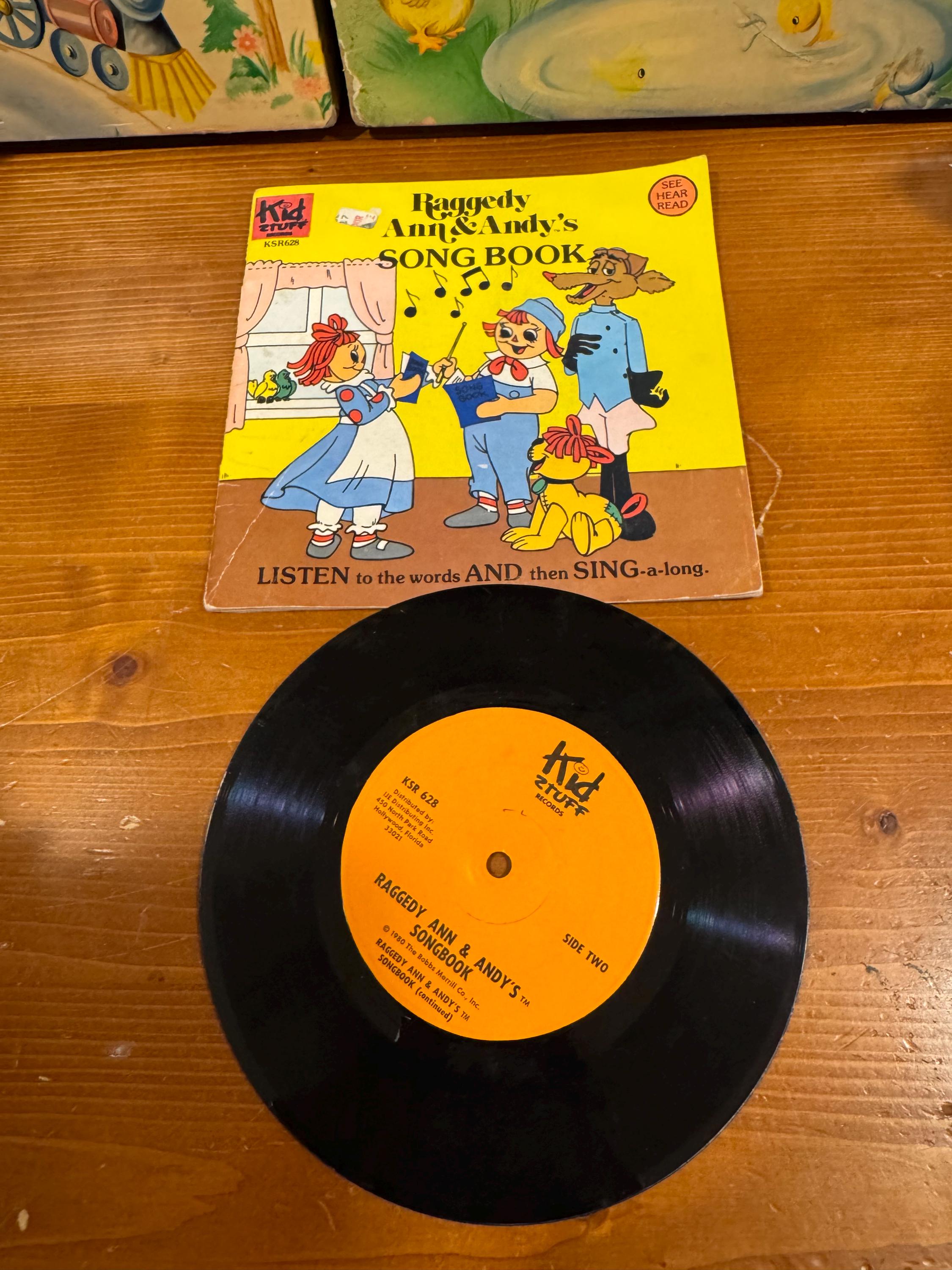 紙タグ付き∞ジョジーン80㎝ペアAnn＆Andy∞ラガディ Raggedy Ann and Andy Record and Book - Etsy