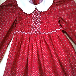 Polly Flinders Smocked Holiday Dress Girls 5 image 3