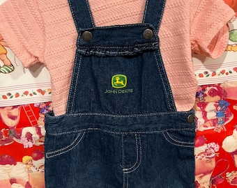 Genuine John Deere Pink Childrens Overalls Kids Coverall Christmas Gift Genuine John Deere Pink Childrens Overalls Kids Coverall Christmas Gift