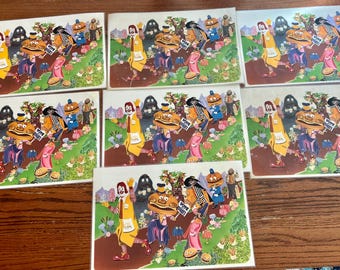 Mcdonald's Placemats Set of Seven Vintage - Etsy