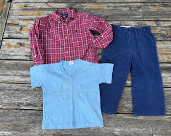 3/4T Kids Vintage Clothing Set