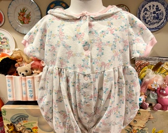 6-9 Months Floral Baby Romper