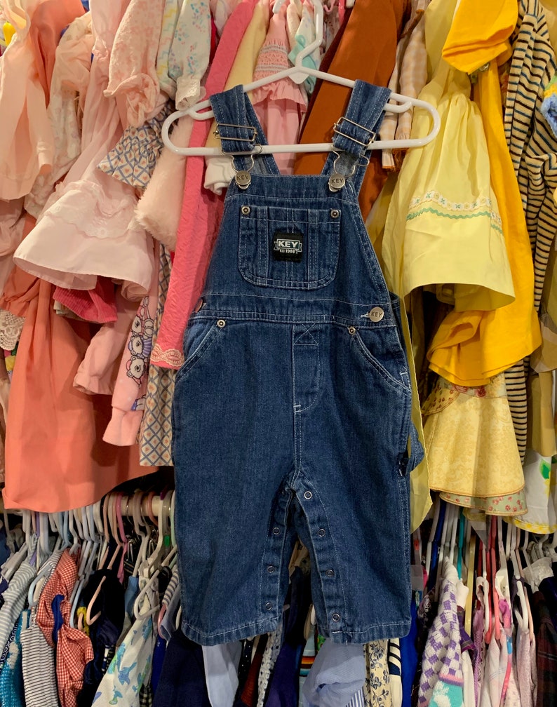 Key Overalls 9/12 Months Etsy