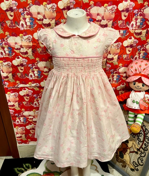 5T Laura Ashley Smocked Dress Etsy