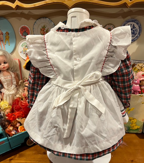 2T 1980’s Baby Togs Apron Dress - image 7