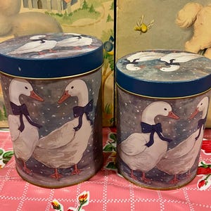 Country Goose Metal Canisters
