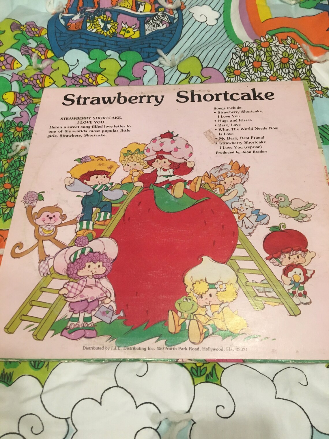Strawberry Shortcake Record Etsy
