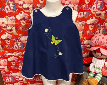 4/5 Butterfly Smock Dress