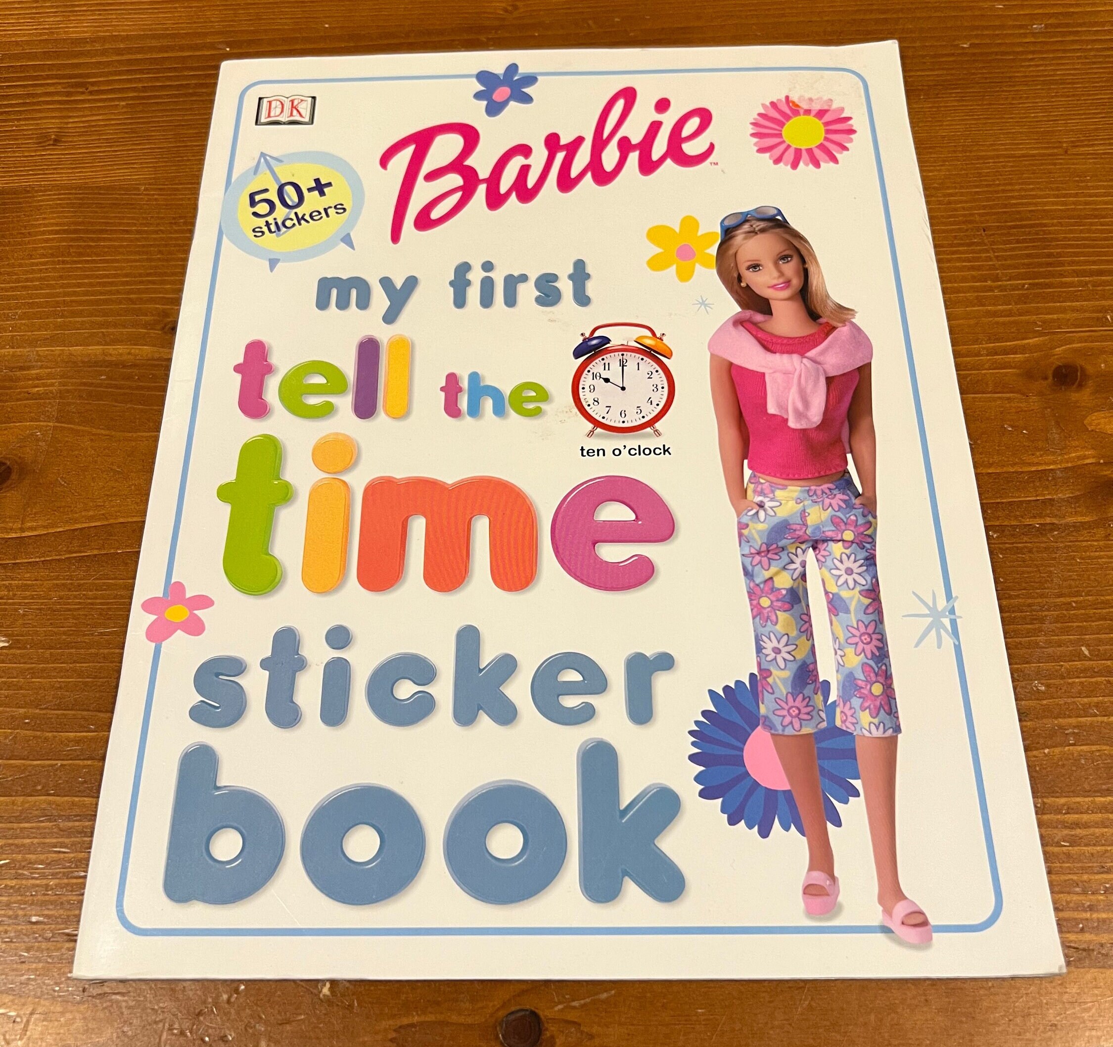 Barbie Tell Time Sticker Book Etsy UK