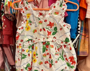 9-12 Months Garden Romper