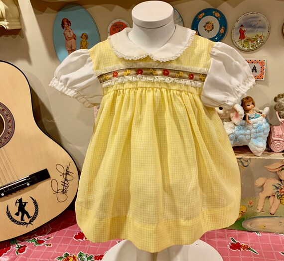 9/12 Months 50s Gingham Dress