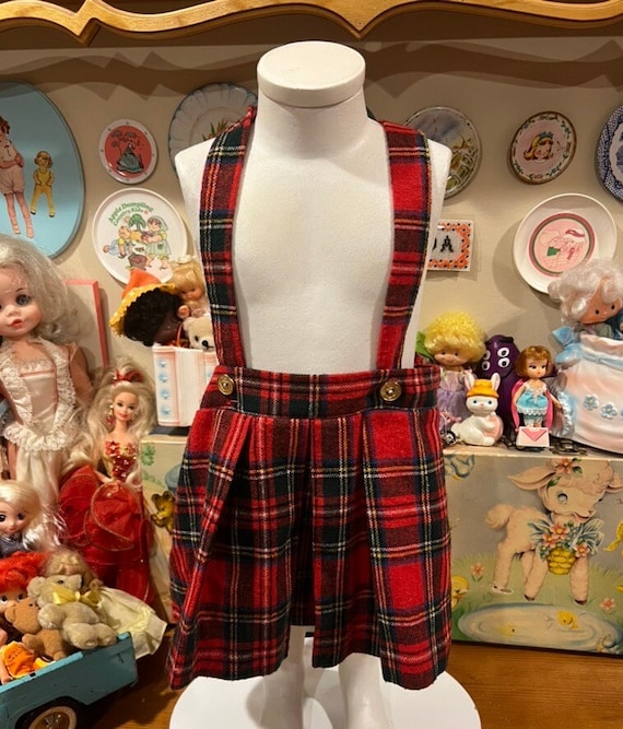 2/3T 80’s Good Lad Plaid Dress