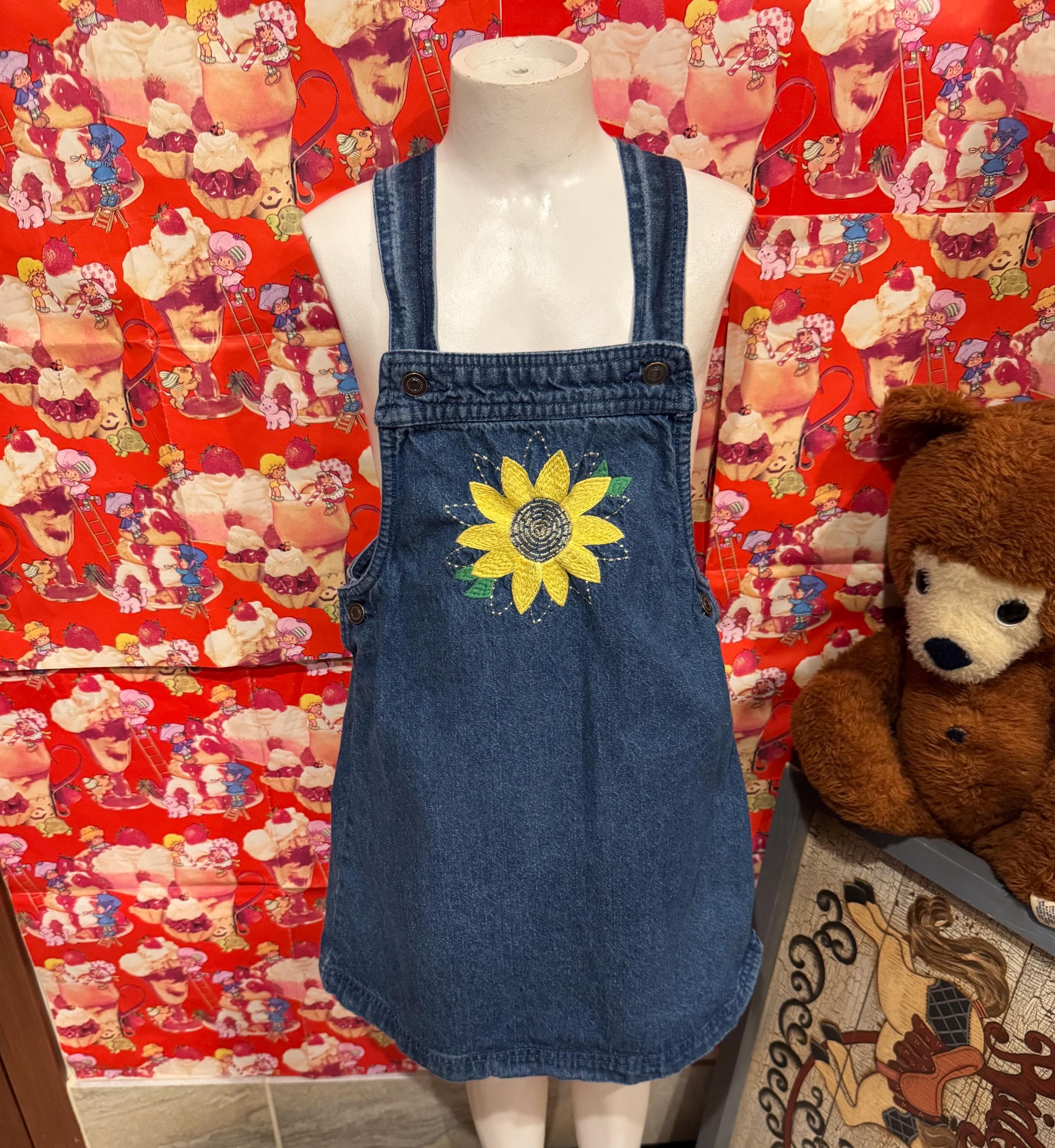 6/7 Sunflower Jumper Dress