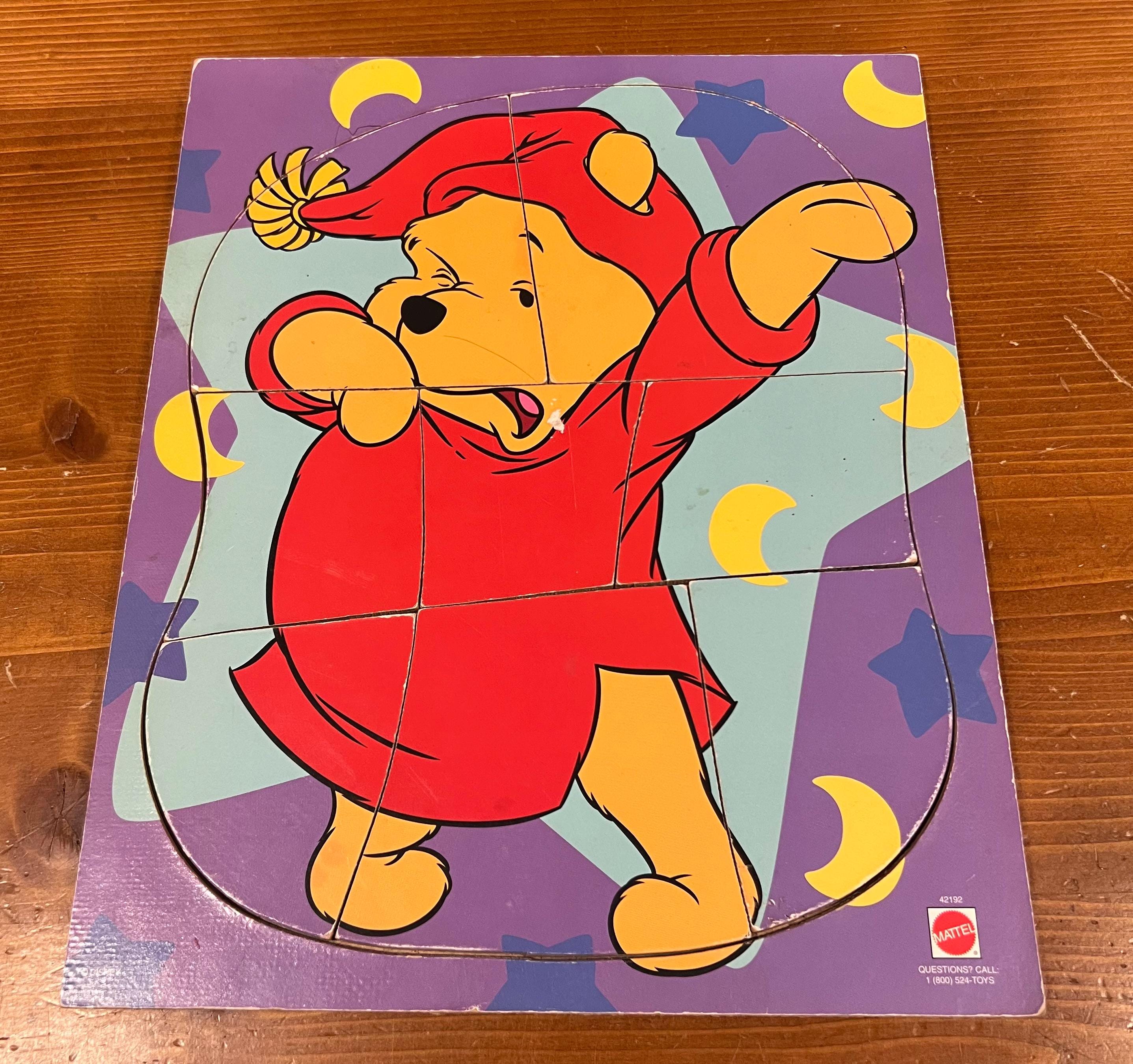＊POOH＊ Vintage Winnie the Pooh Wooden Puzzle - 1992 Mattel - Etsy
