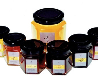 Premium Tasmanian Artisan Jams, Jellies and Marmelade 220g Glass Jars 'Daily Pleasures' by Amanda Jammm