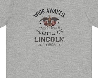 Camiseta vintage de la campaña de Lincoln de 1860: Camiseta con historia electoral de EE. UU.