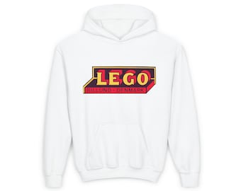 Lego Billund Dänemark Vintage Sweatshirt, Spielzeug Logo Hoodie, Retro 40er Jahre Jugend Pullover, Kinder Grafikpullover, Kinderbekleidung