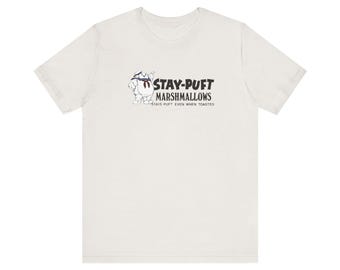 Maglietta Stay Puft Marshmallow Man - Maglietta unisex con logo originale Ghostbusters