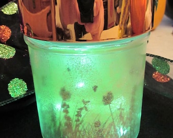 Meadow Green lighted Fairy Jar