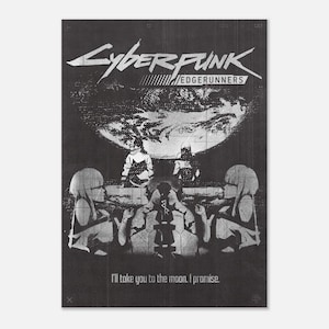 Cyberpunk Edgerunners Grunge Poster 20"x28" Matte