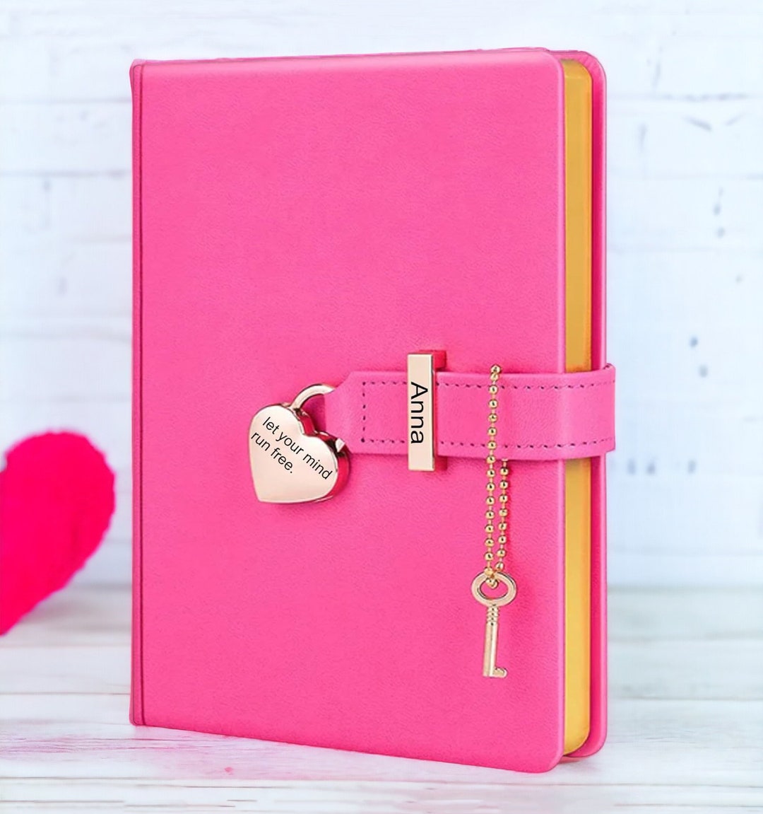 Personalized Lock Diary - Password Book - Diary With Lock - Journal ...